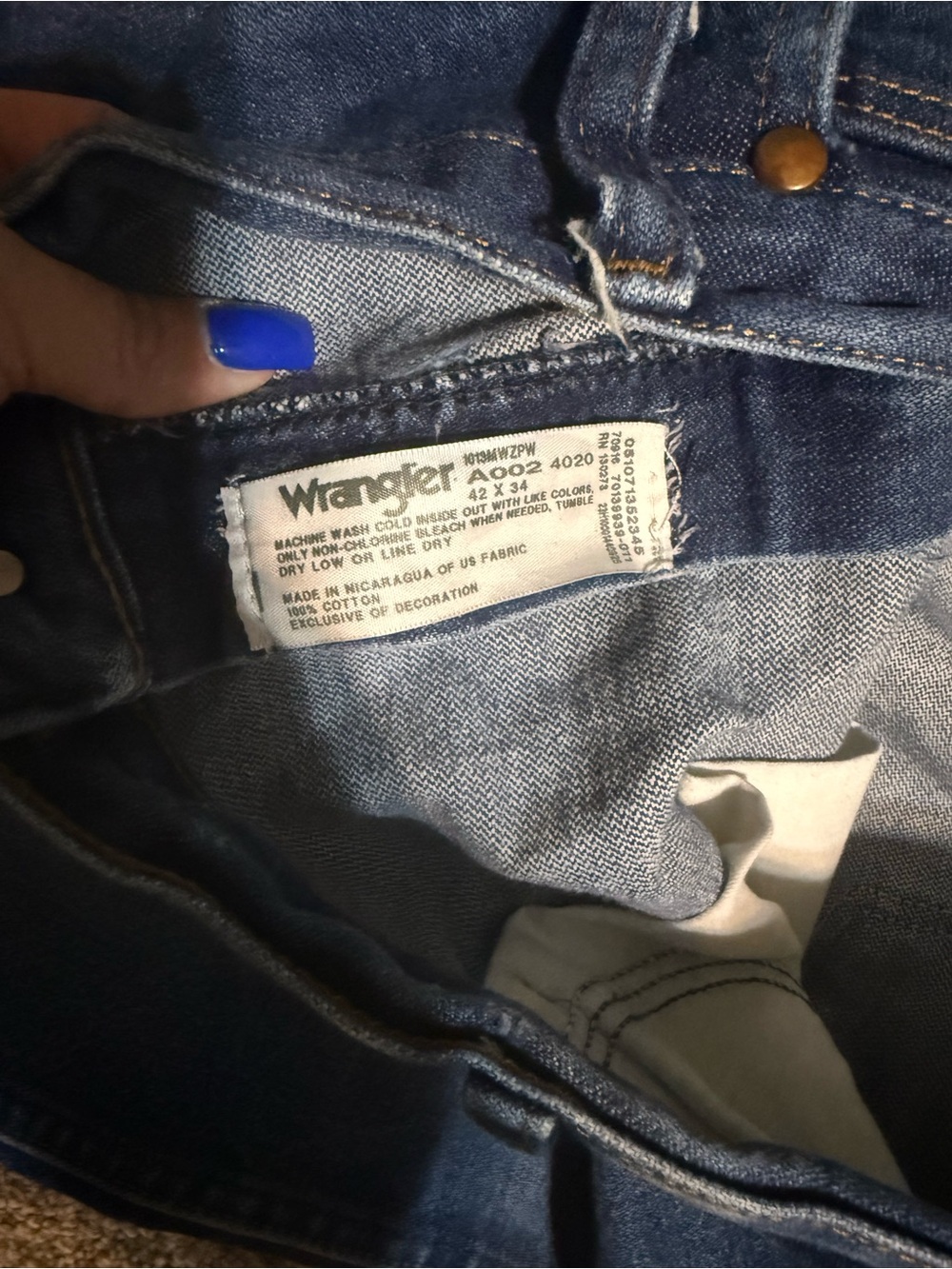 Men’s Wrangler jeans
